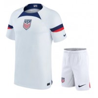 Förenta staterna Replika babykläder Hemmaställ Barn VM 2022 Kortärmad (+ korta byxor)